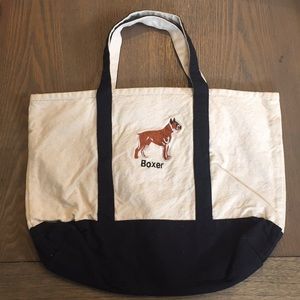 Boxer dog tote